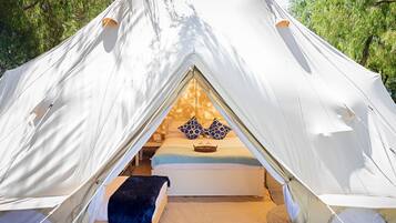 Luxury Tent | Premium bedding, free WiFi, bed sheets