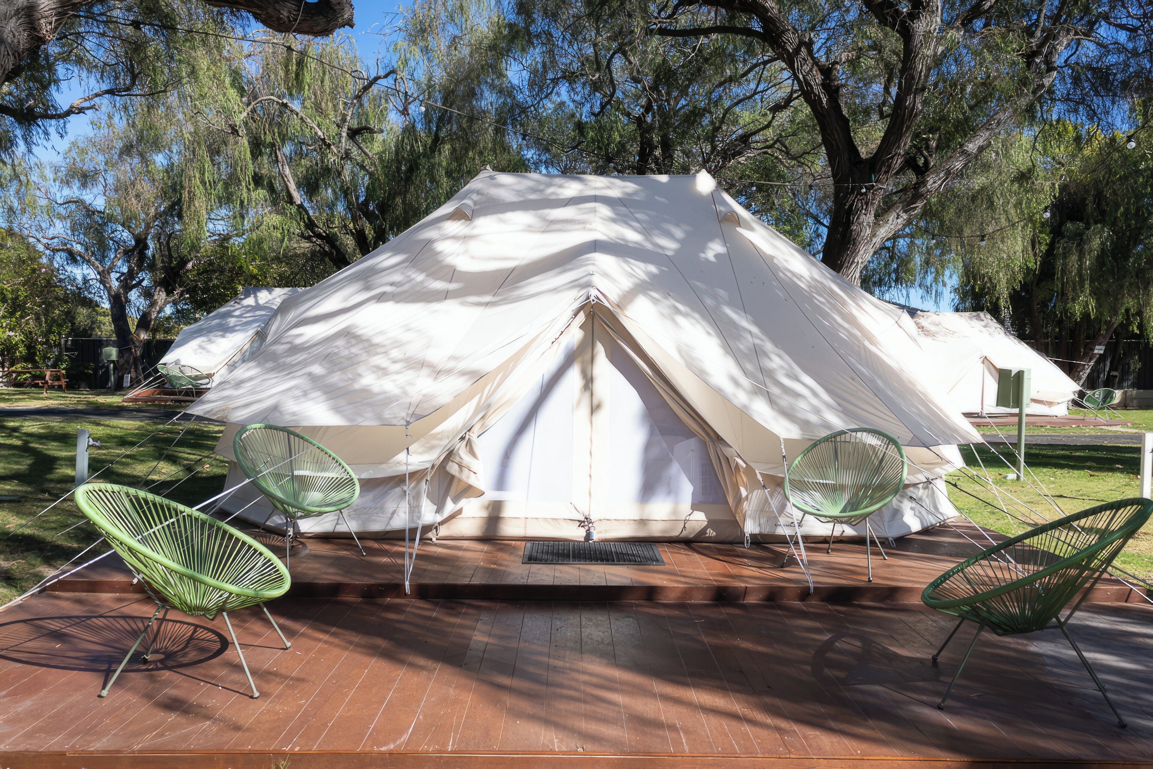 Luxury Tent | Premium bedding, free WiFi, bed sheets