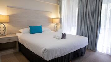 Premium bedding, free WiFi, bed sheets