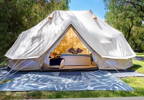 Luxury Tent | Premium bedding, free WiFi, bed sheets