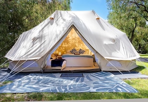 Luxury Tent | Premium bedding, free WiFi, bed sheets