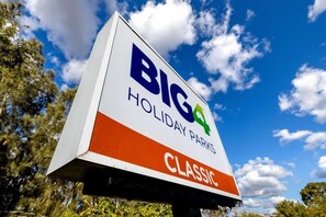 A sign for Big Holiday Parks with the word "CLASSIC" at the bottom. - BIG4 Casino Holiday Park (Casino)