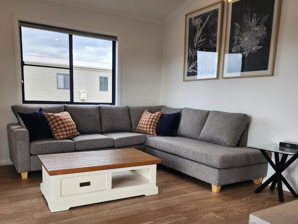 Superior Accessible 3 Bedroom Cabin | Living room | Flat-screen TV