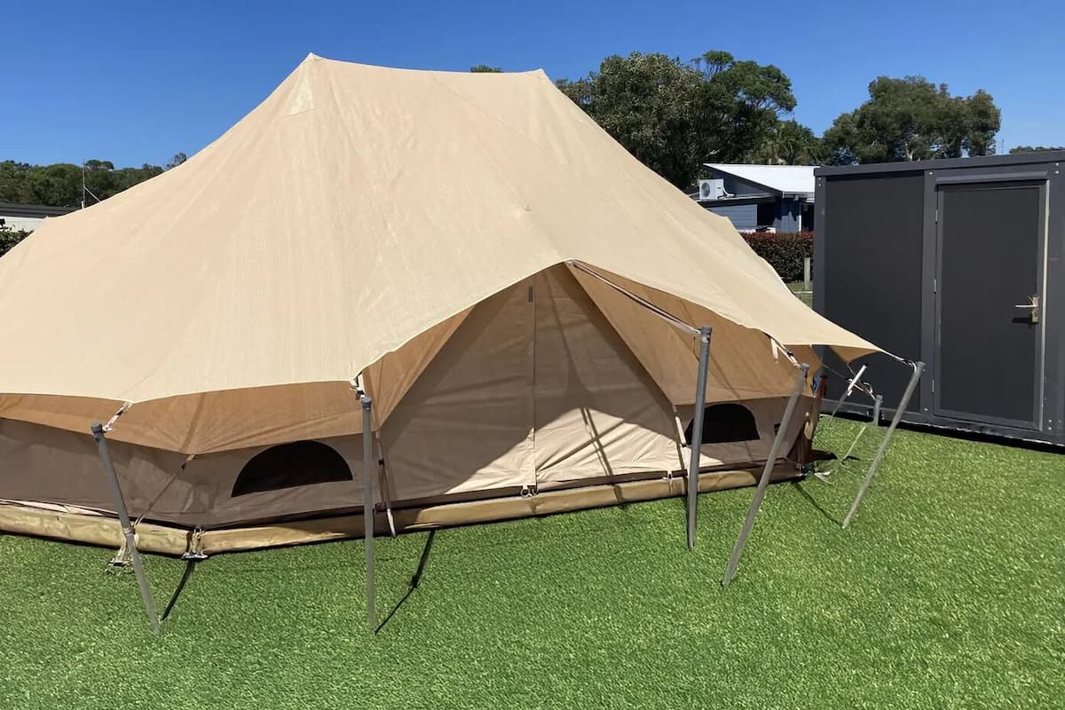 Tienda de campaña (Banksia Retreat) | Vista al jardín