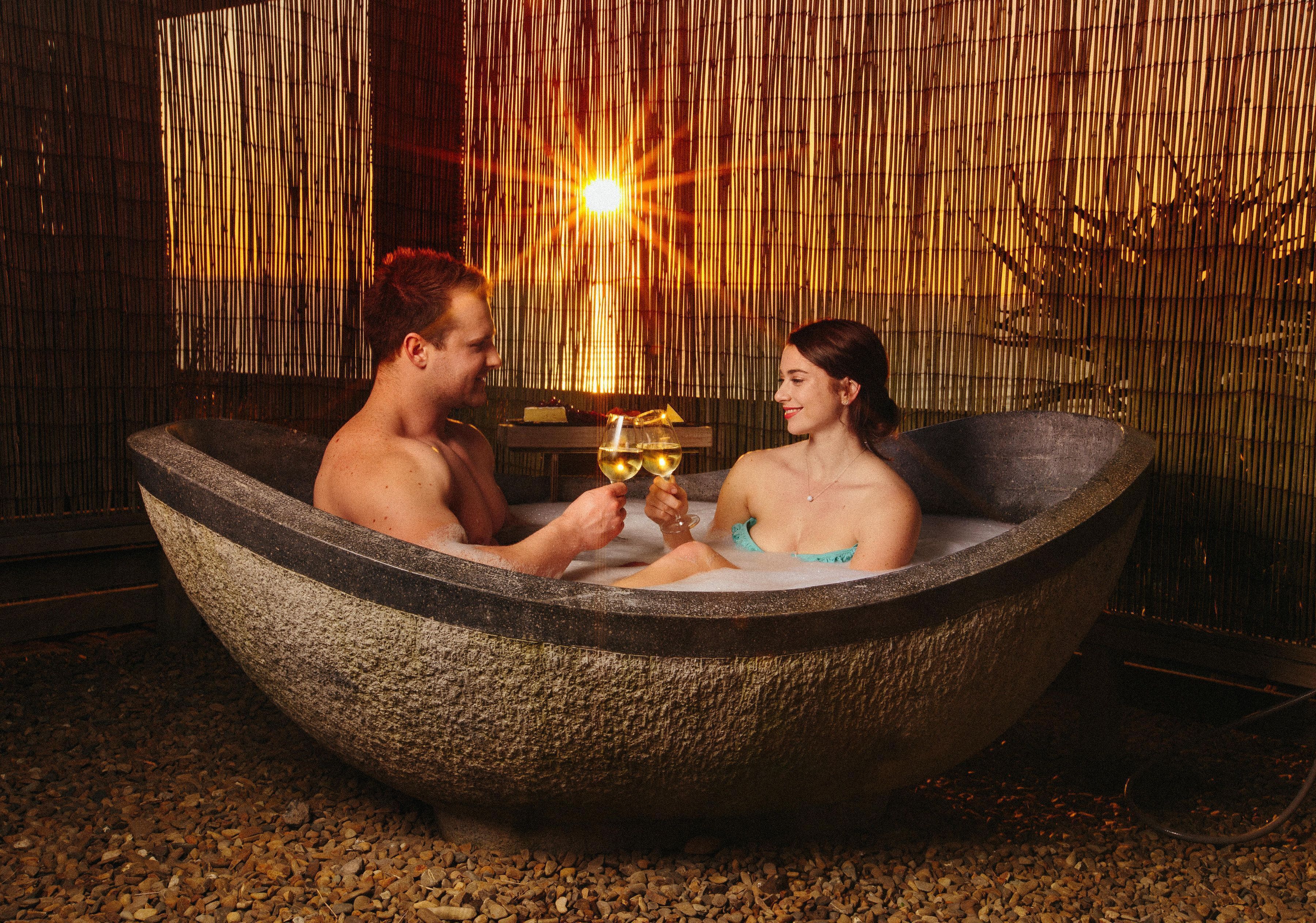 Behandelingskamers voor koppels, lichaamsbehandelingen, aromatherapie