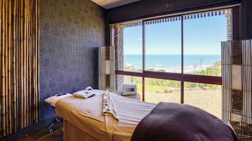 Couples treatment room(s), body treatments, aromatherapy, body wraps