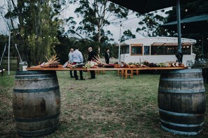 Aussenbereich für Hochzeiten