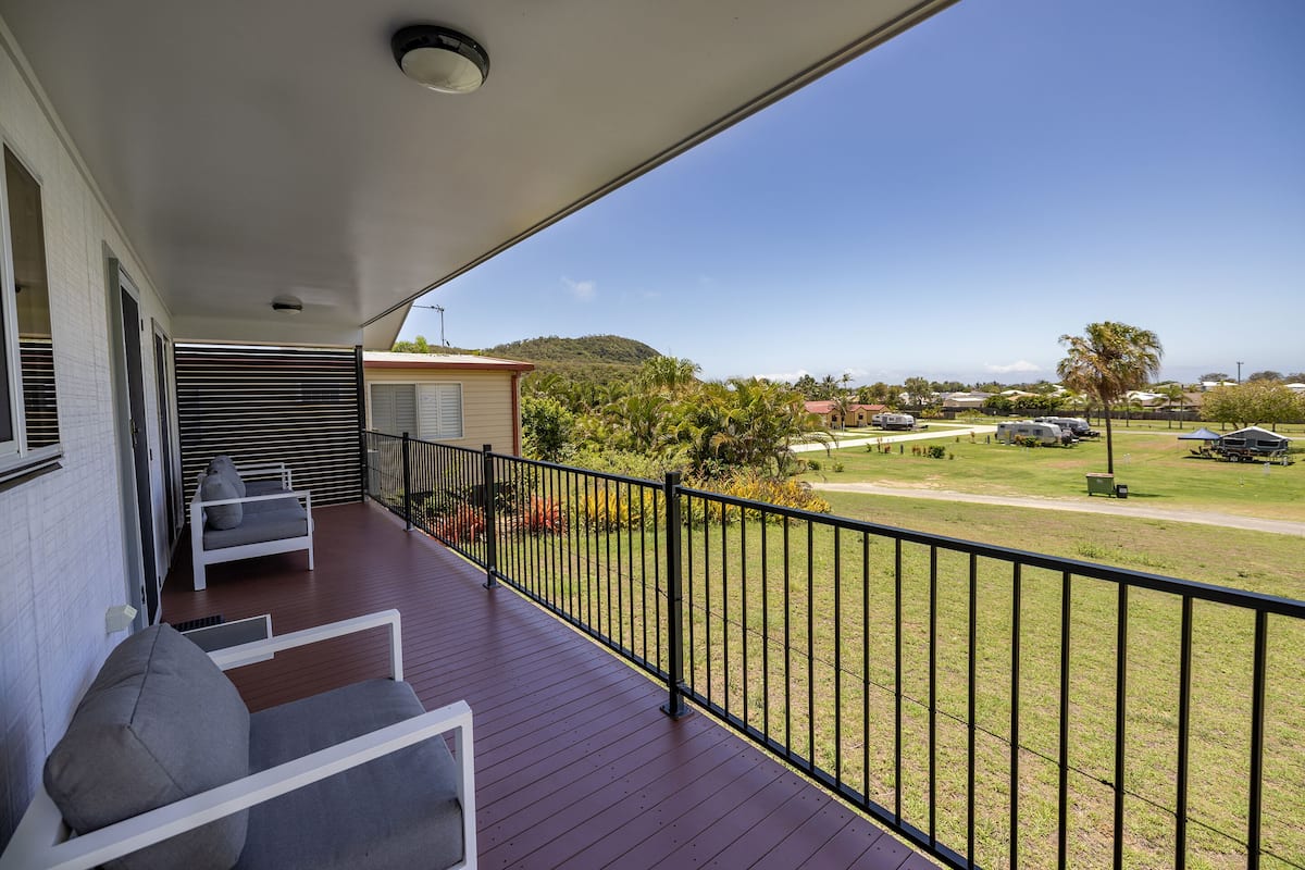 Cabaña superior | Terraza o patio