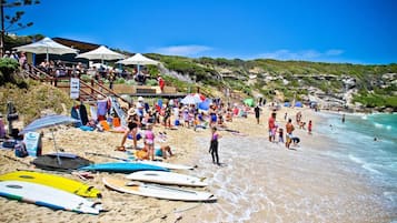Vlak bij het strand