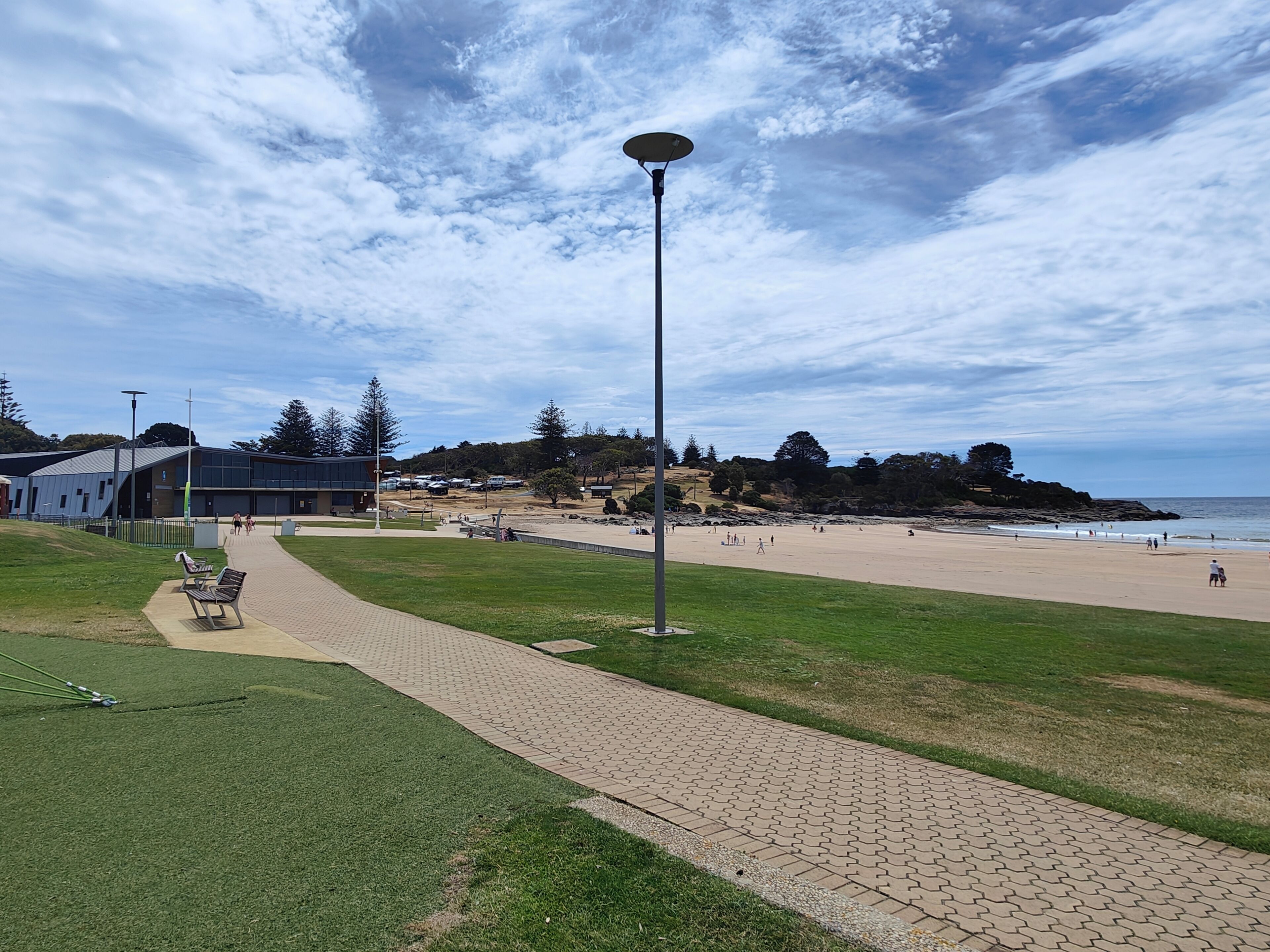 Beach nearby, white sand