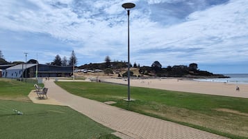 Beach nearby, white sand