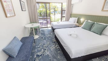 Kamar Triple | Setrika/meja setrika, Wi-Fi gratis, dan seprai linen