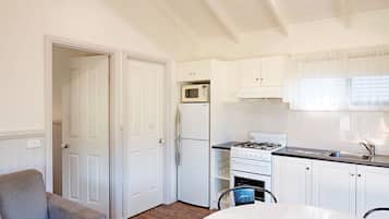 Deluxe Cabin, 1 Bedroom | Living area | LCD TV, DVD player