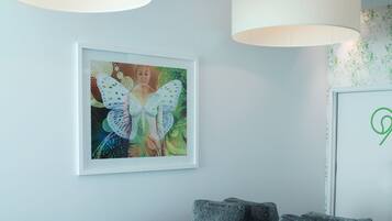 Zona de estar del vestíbulo