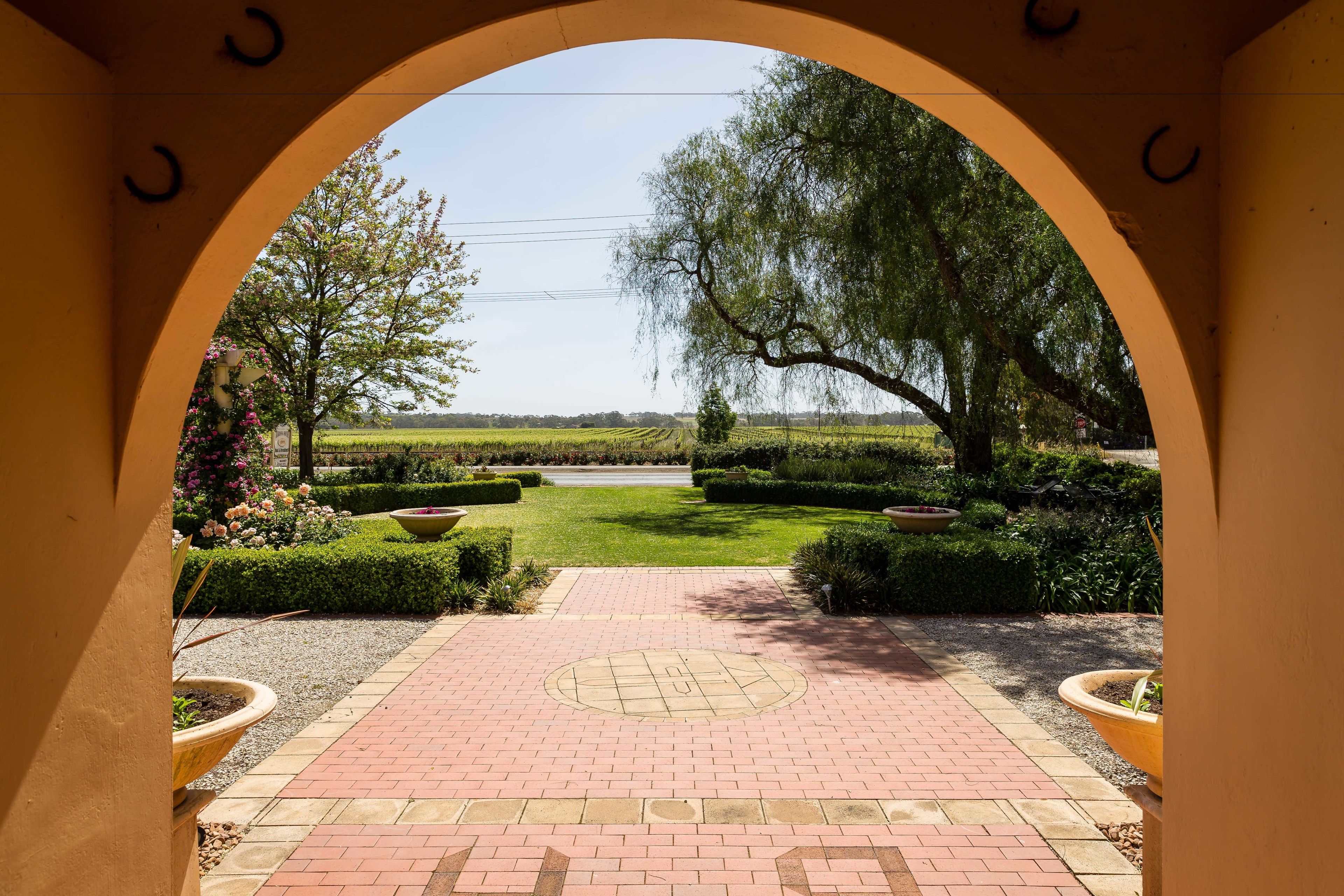 Interior entrance