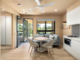 Superior 2 Bedroom Duplex Cabin | Private kitchen | Fridge, microwave, stovetop, coffee/tea maker