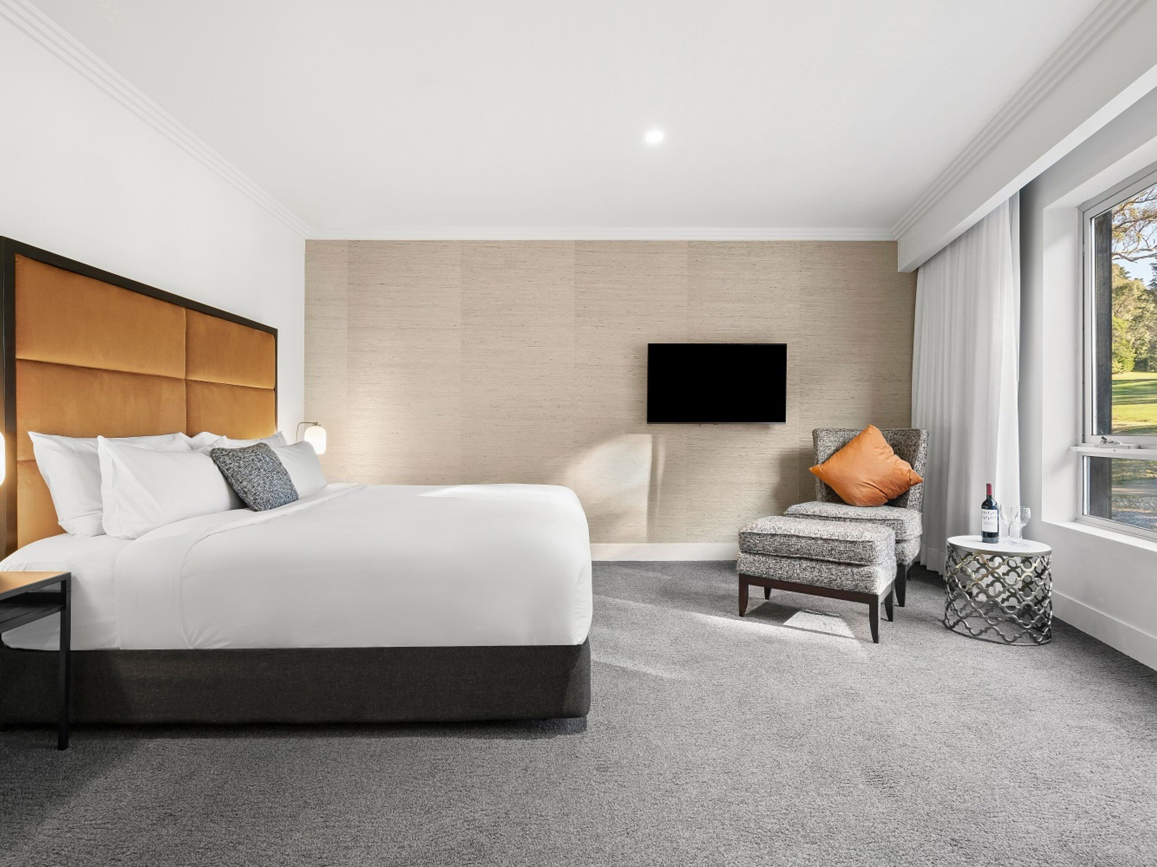 ambassador suite | premium bedding, desk, iron/ironing board, cots/infant beds