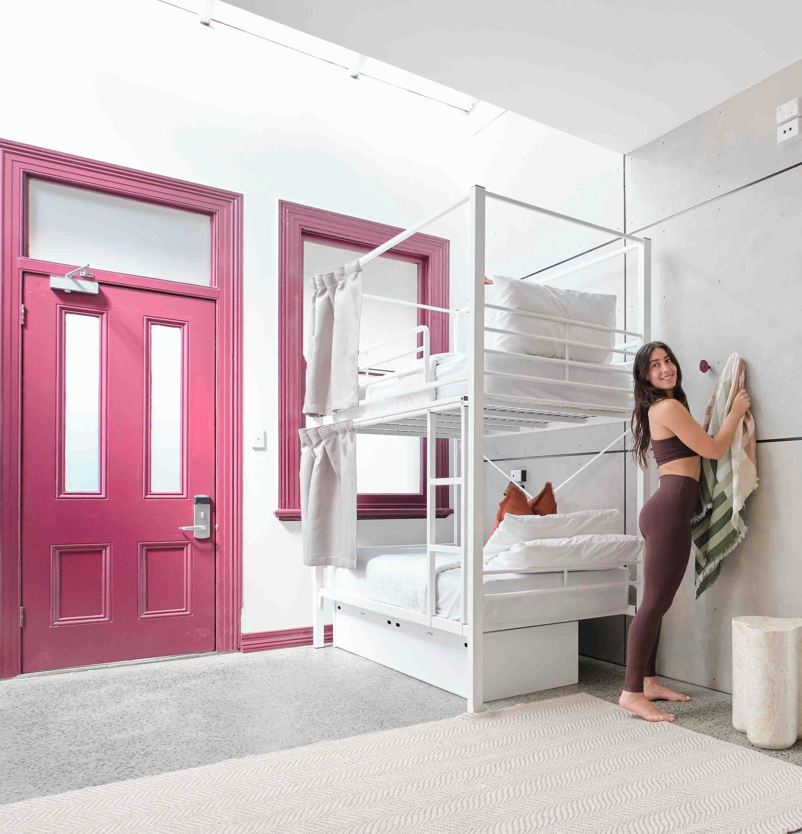 Private 4 Bed Dorm | Iron/ironing board, free WiFi, bed sheets