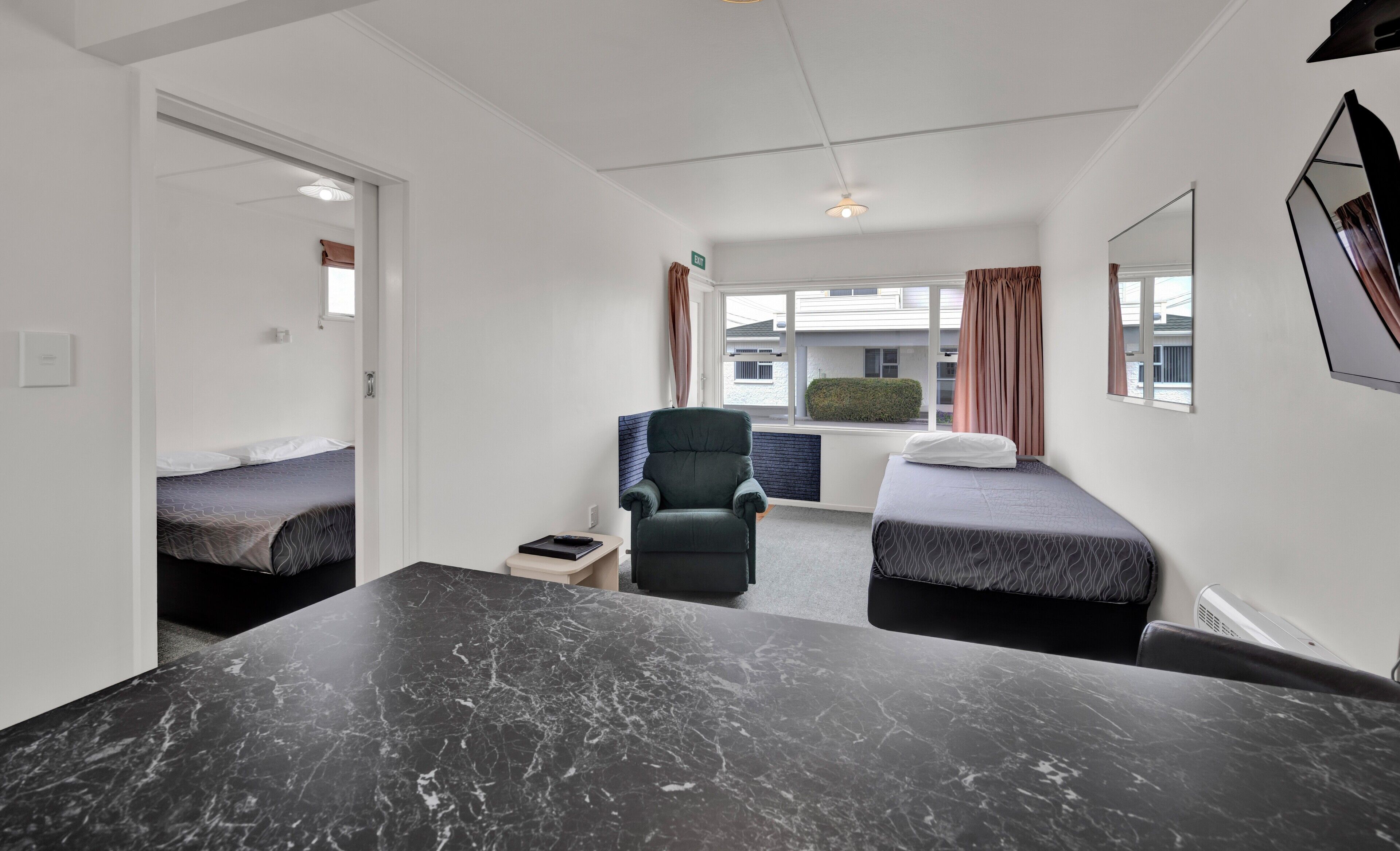 Desk, iron/ironing board, free WiFi, bed sheets