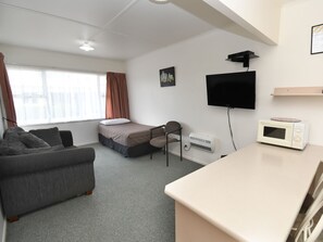 Small 1 Bedroom Unit | 客廳 | 42 吋平面電視連衛星電視頻道、電視