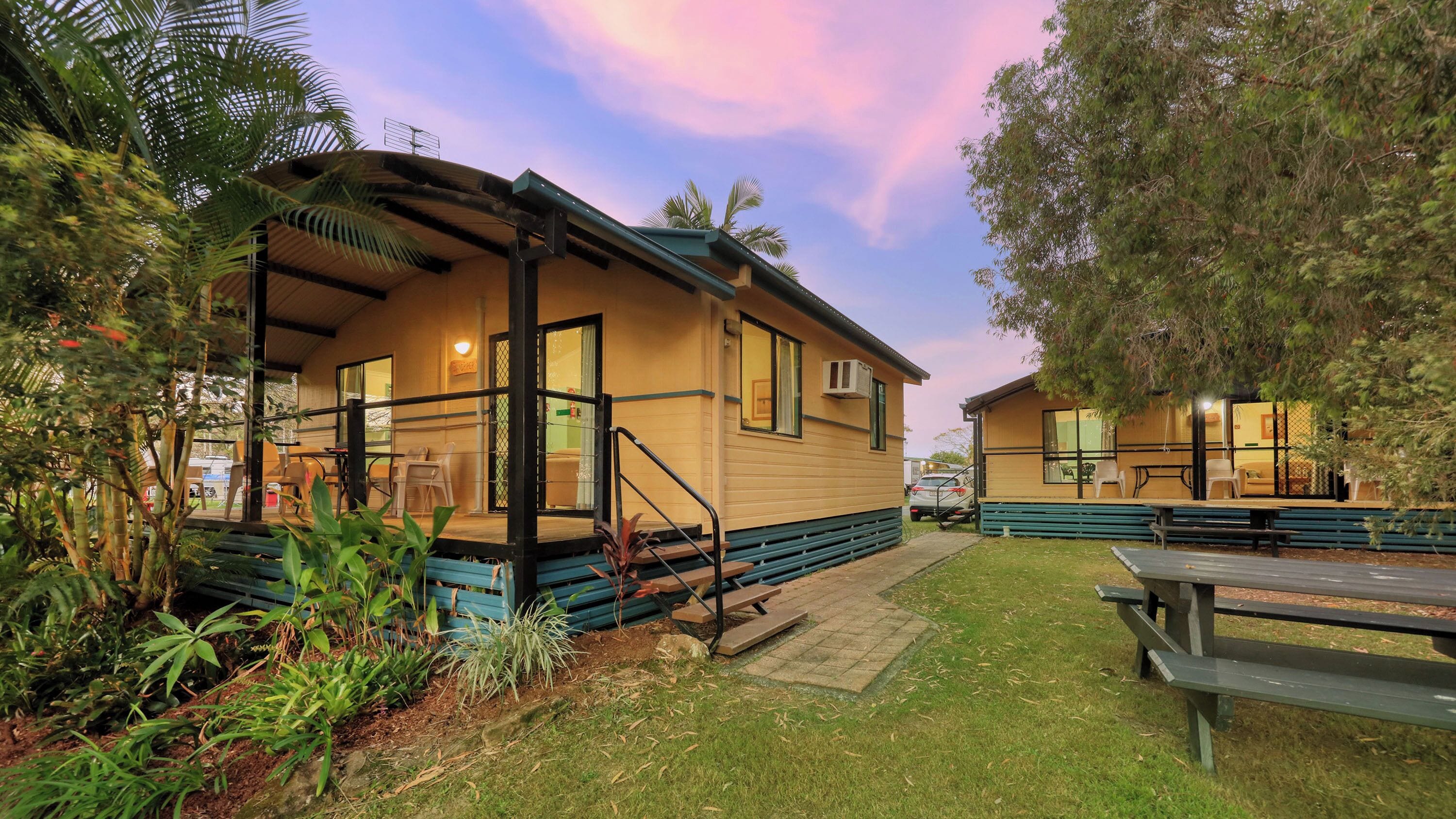 Spa Cabin | Terrace/patio