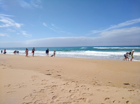 Beach nearby, white sand