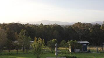 Appartement Confort, 1 grand lit et 1 canapé-lit, vue montagne, rez-de-chaussée | Vue sur les montagnes