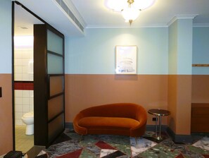 Suite, 1 Queen Bed | Living area | 43-inch Smart TV with digital channels, TV, Netflix - Stay at Hotel Steyne (Manly)