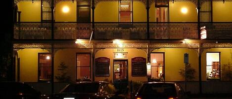 Front of property - evening/night
