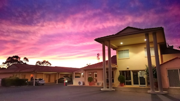 Front of property - evening/night