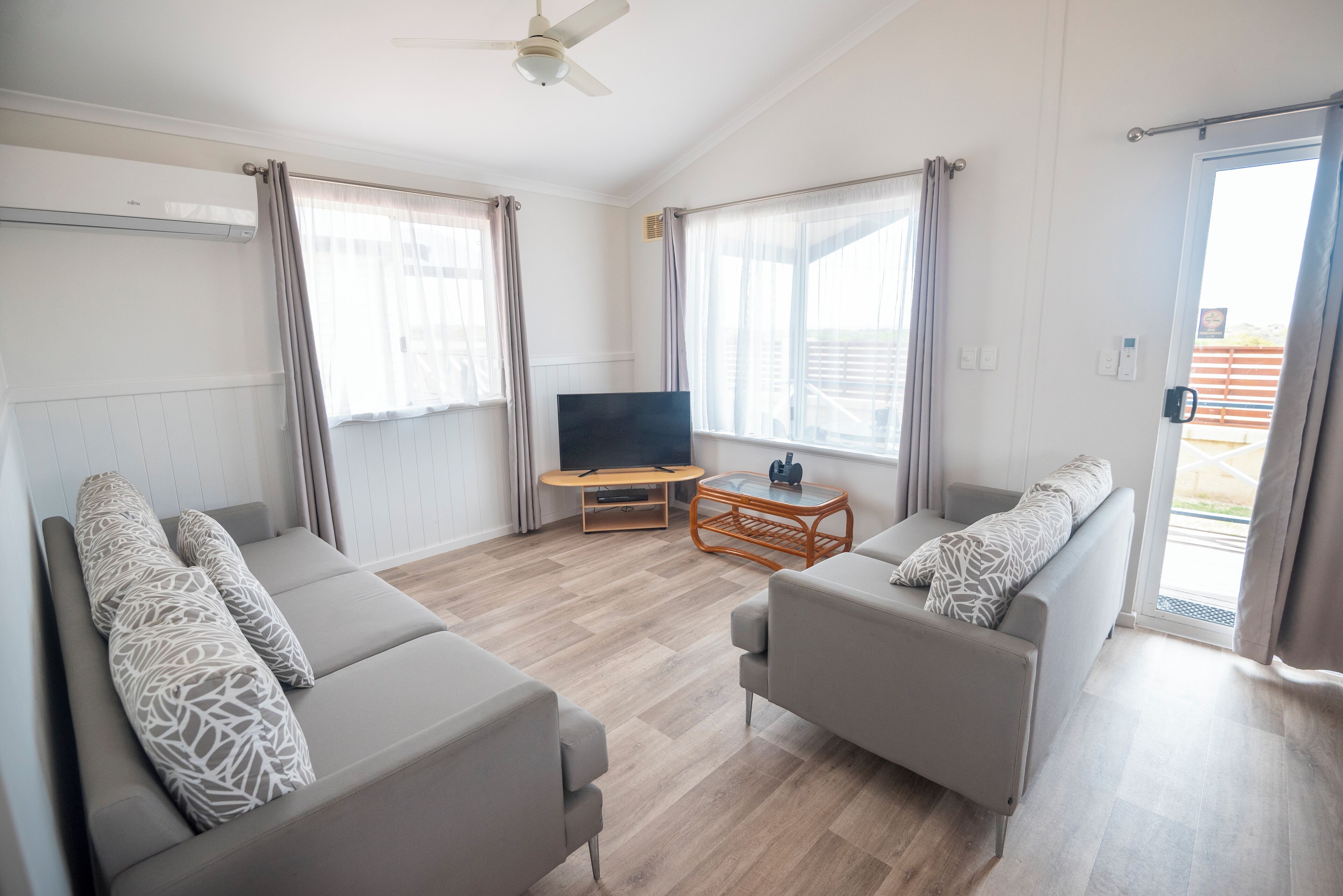 豪華木屋, 2 間臥室, 非吸煙房, 廚房 | 起居區 | 平面電視、乒乓球