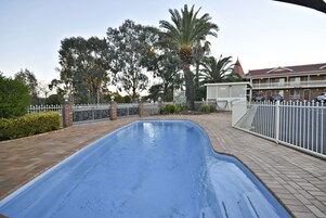 Blick von der Unterkunft