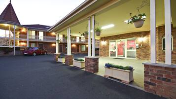 Overnatningsstedets indgangsparti