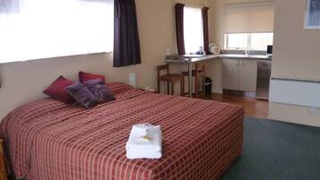 Premium bedding, pillow-top beds, soundproofing, free rollaway beds