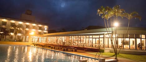 Front of property - evening/night