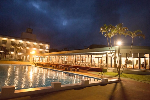 Front of property – evening/night