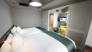 Kamar Twin Eksekutif, Bebas Asap Rokok | Selimut bulu angsa, kedap suara, setrika/meja setrika, dan Wi-Fi gratis