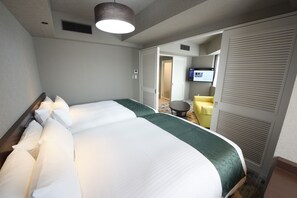 Executive Twin Room, Non Smoking | Down comforters, soundproofing, iron/ironing board, free WiFi - Hakata Green Hotel No.1 (Fukuoka)