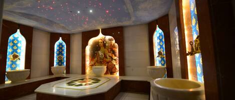Espace de soins pour les couples, hammam, soins corporels