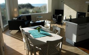 House, 2 Bedrooms, Beachfront (Linen Excluded) | Living area | 26-inch flat-screen TV with satellite channels, TV - Læsø Strand (Læsø)