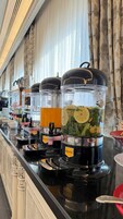 Daily buffet breakfast for a fee