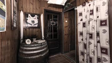 Shower, hair dryer