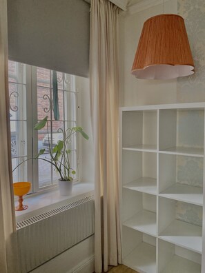 Blackout drapes, iron/ironing board, free WiFi