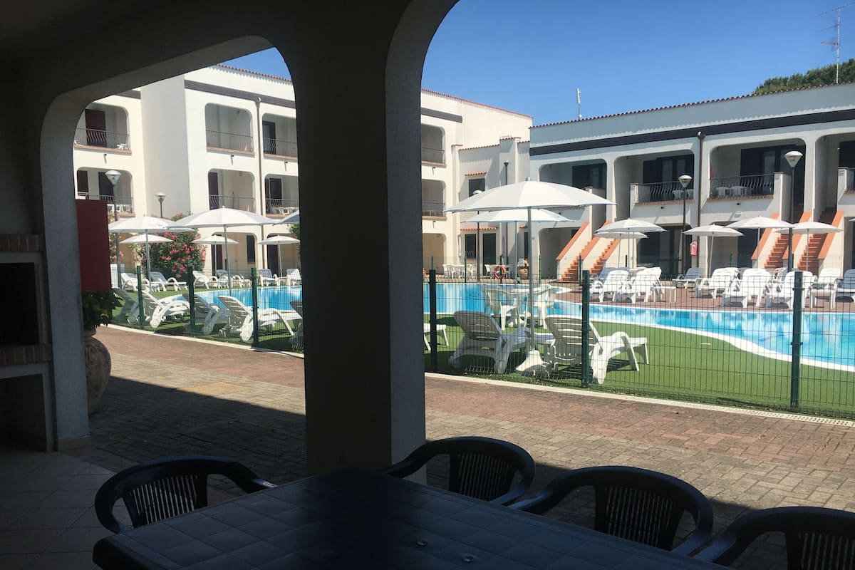 Apartment, 3 Bedrooms, Patio, Pool View | View from room