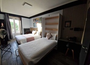 Standard Double or Twin Room, Balcony, Lake View | In-room safe, desk, iron/ironing board, free WiFi - Hotel Parc & Lac (Montreux)