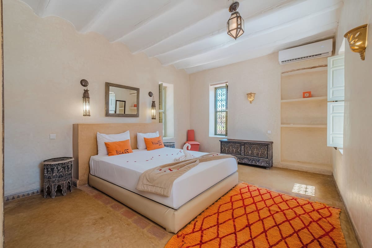 Family Suite Lalla Habiba | Bettwäsche aus ägyptischer Baumwolle, hochwertige Bettwaren, Minibar