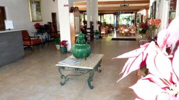 Mostrador para check-in y check-out