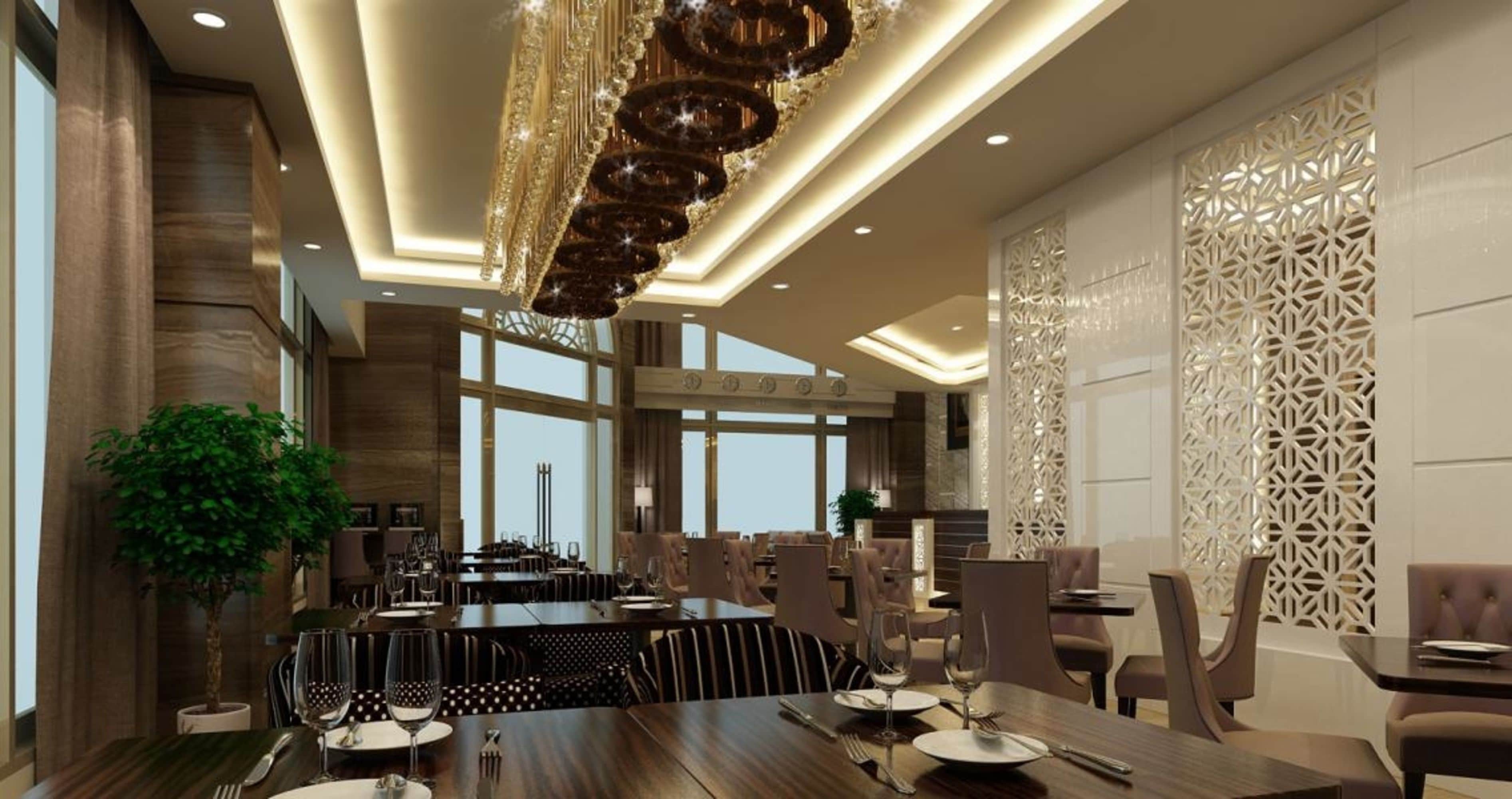 breakfast, lunch, dinner served; international cuisine