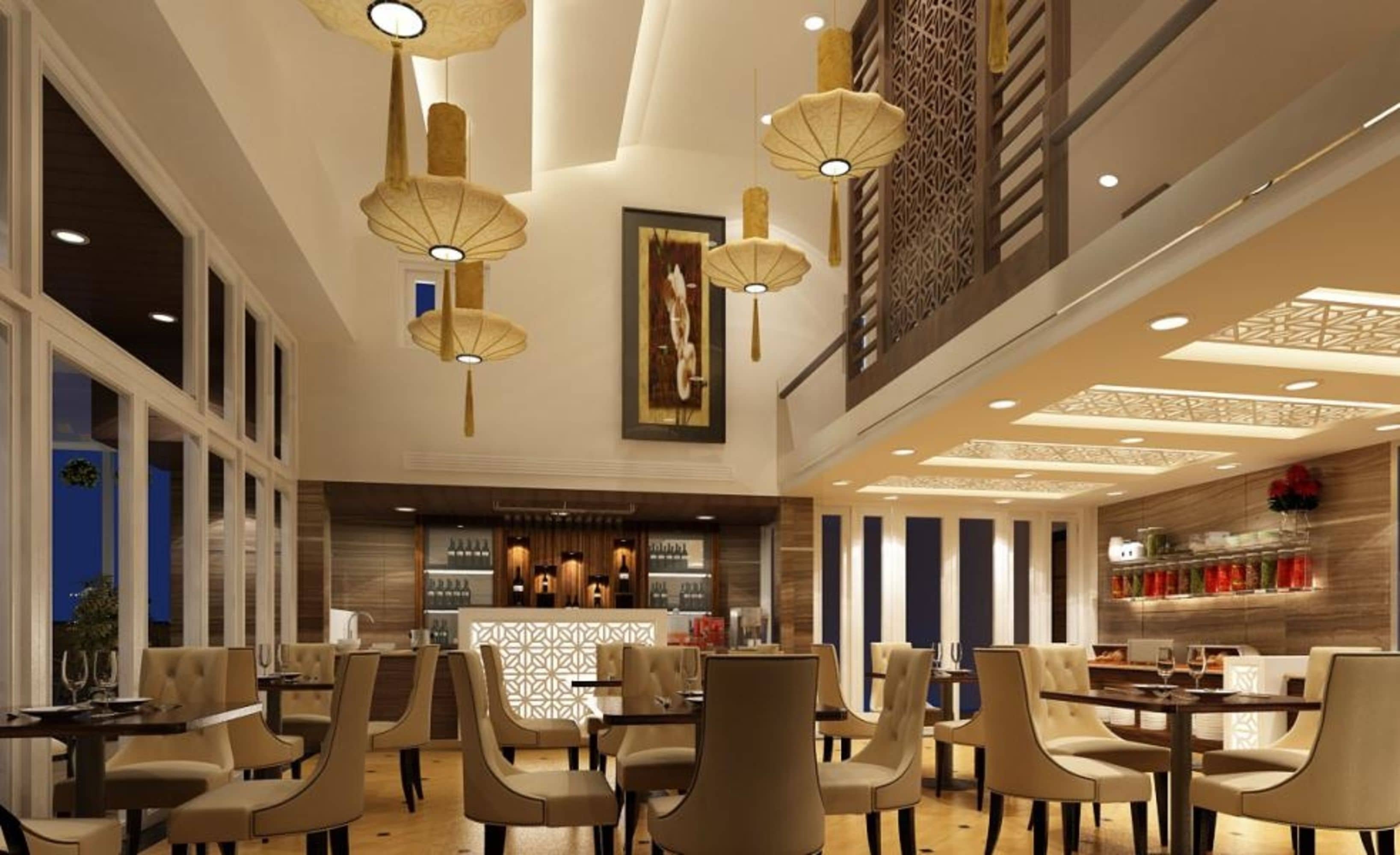 breakfast, lunch, dinner served; international cuisine