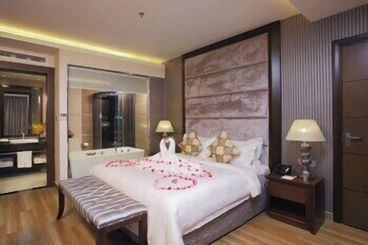 Ropa de cama de alta calidad y minibar